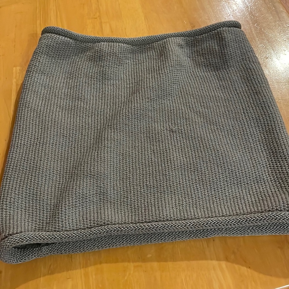 Infinity knit scarf